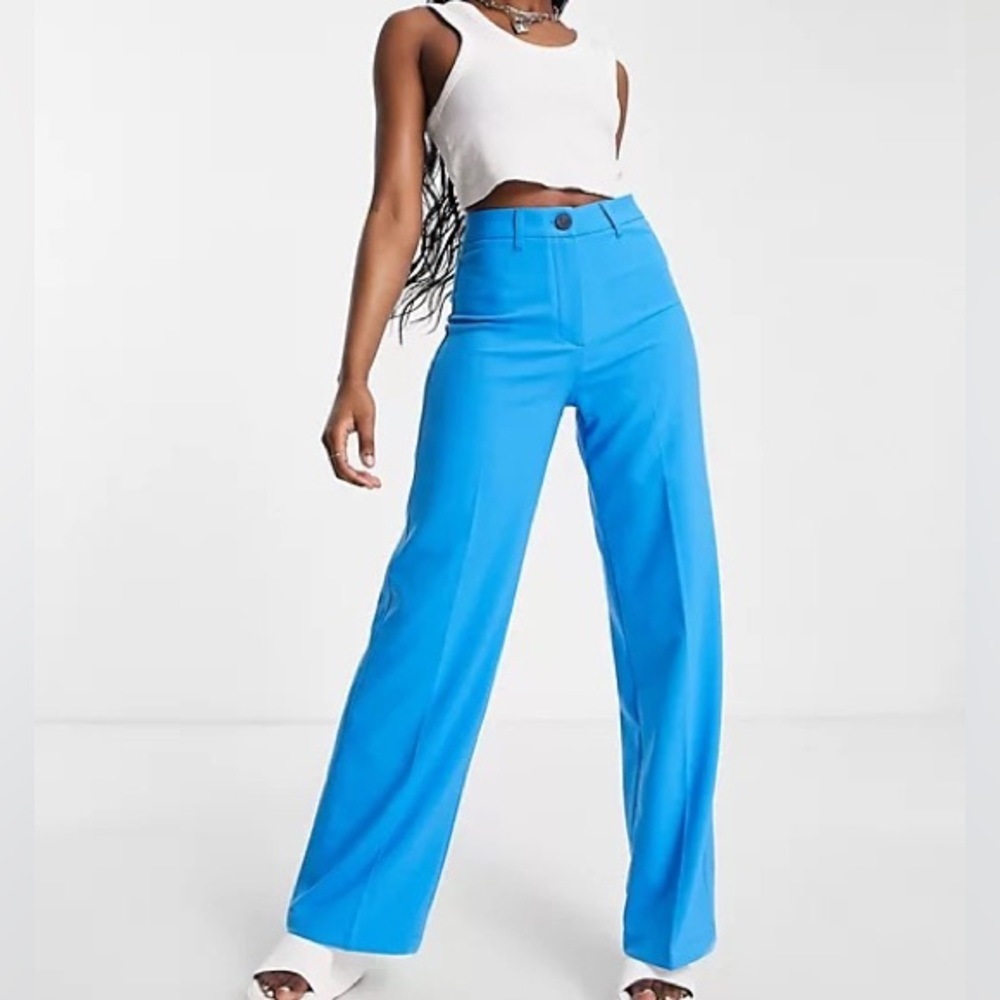 Bershka Wide Leg Slouchy Dad Trousers